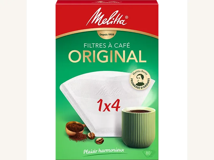 Melitta Original 1x4 Paper Filters, 80