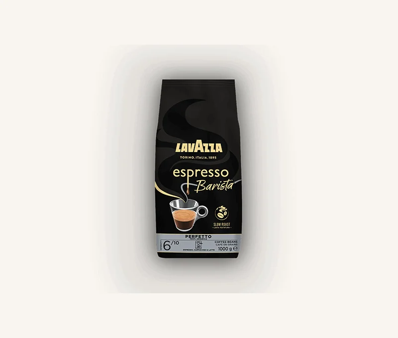 Lavazza Espresso Barista Perfetto whole-bean coffee bag