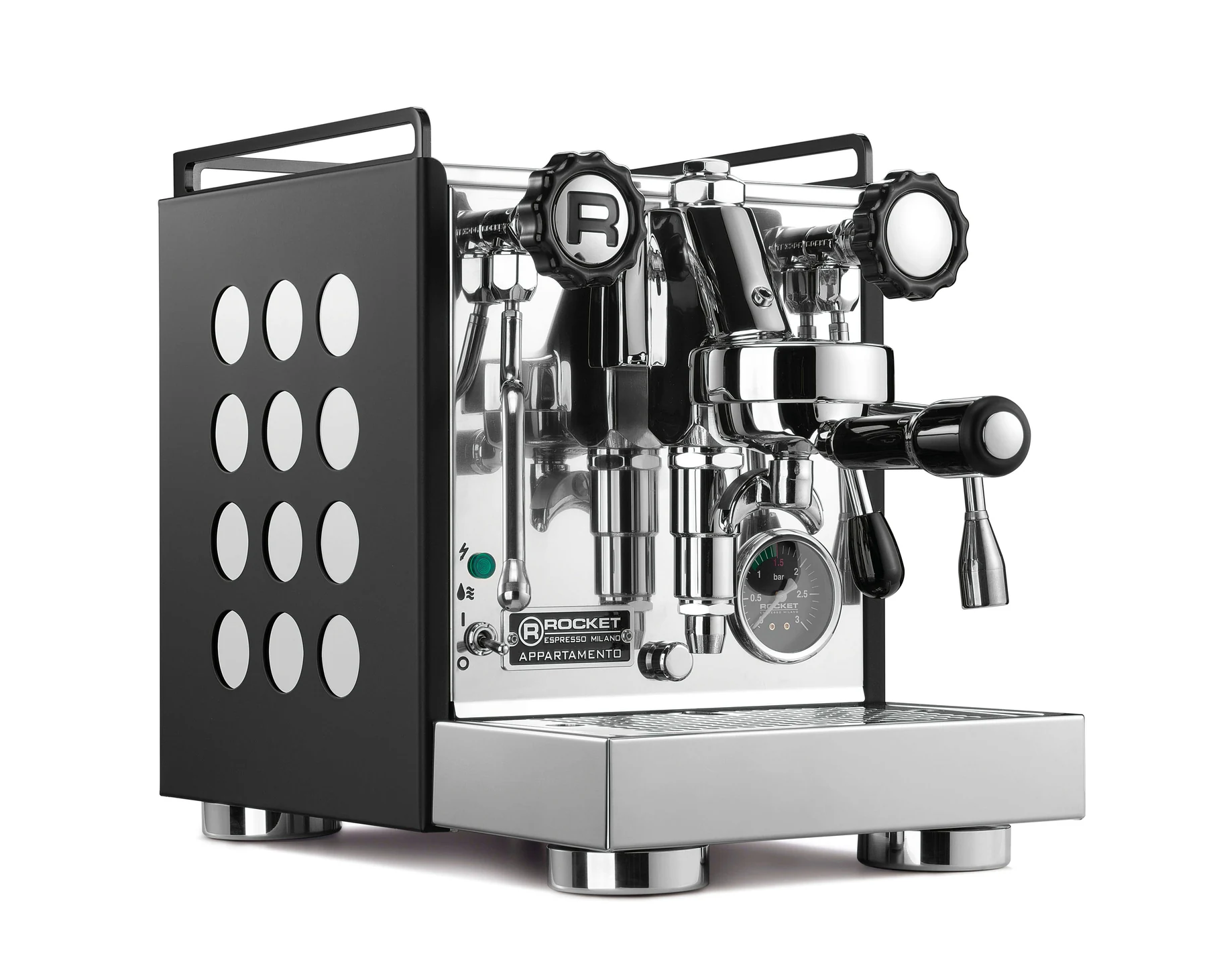 Rocket Espresso Appartamento 2.0 Black/White, official product view